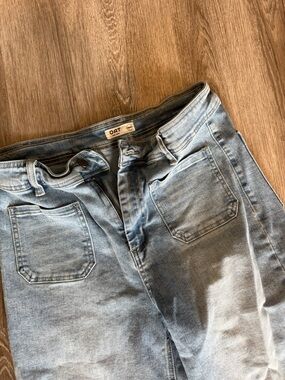 Oat New York Light Wash Denim Jeans - Blue